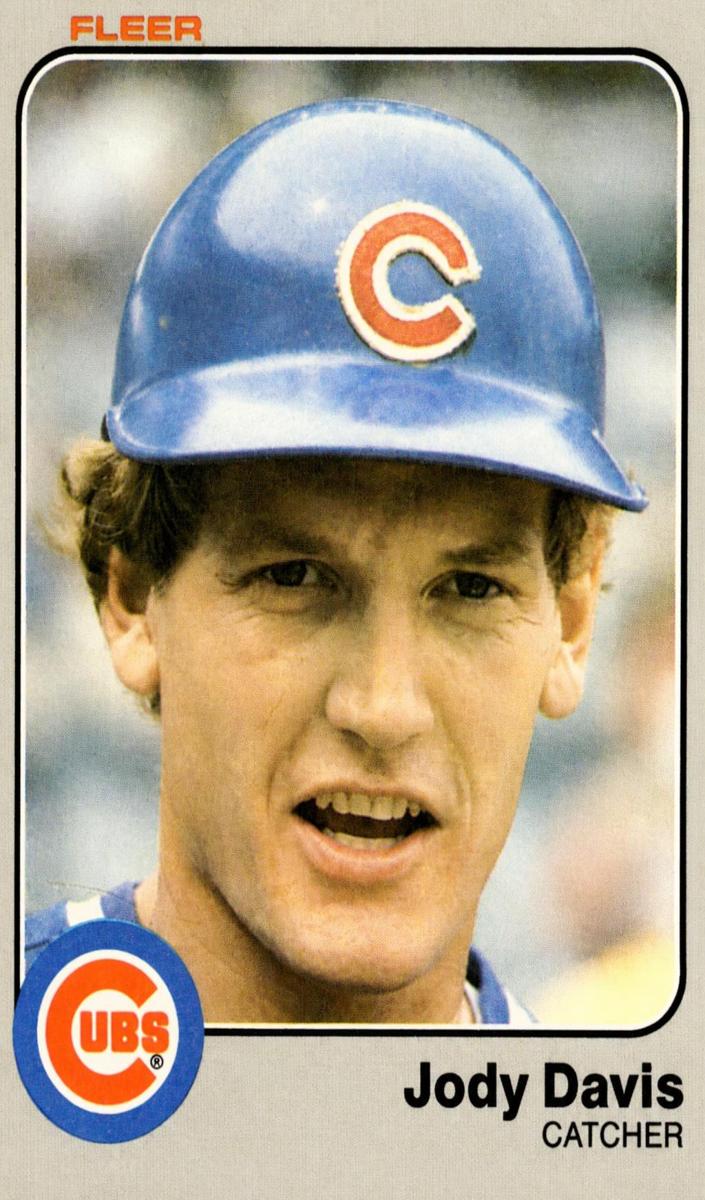1983 Fleer Baseball Jody Davis #494 PSA 10