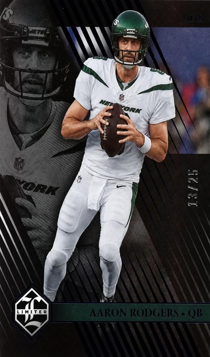 2023 Panini Limited Football Amethyst Spotlight Aaron Rodgers #81