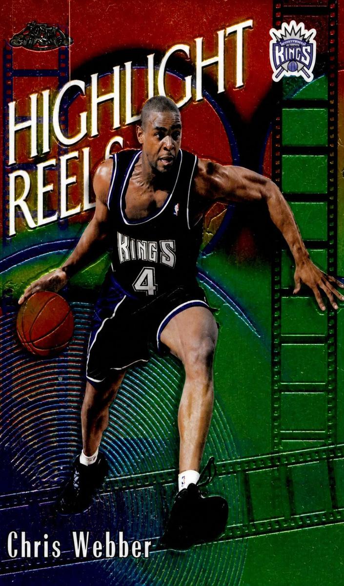 1999 Topps Chrome Basketball Chris Webber #HR5 PSA 8