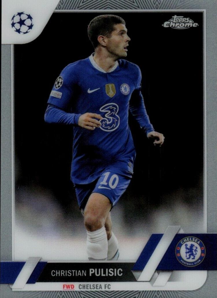 2022 Topps Chrome UEFA Club Competitions Soccer Christian Pulisic #144