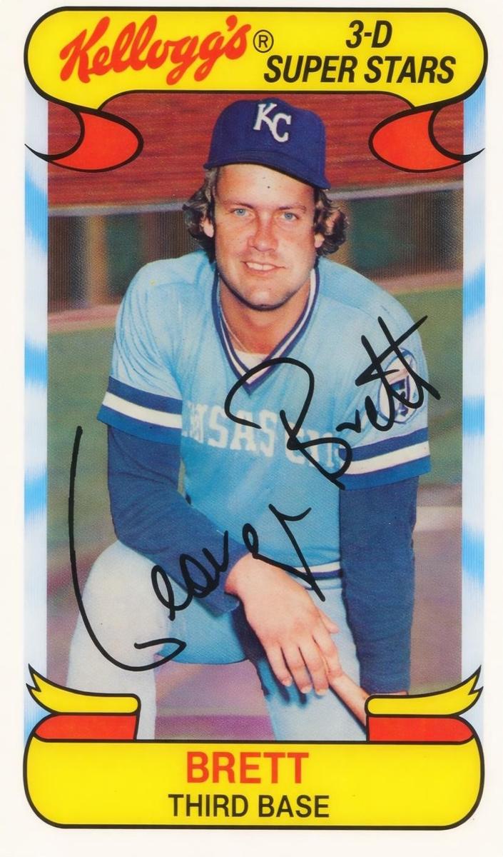1978 Kellogg's 3-D Super Stars Baseball George Brett #6 PSA 10
