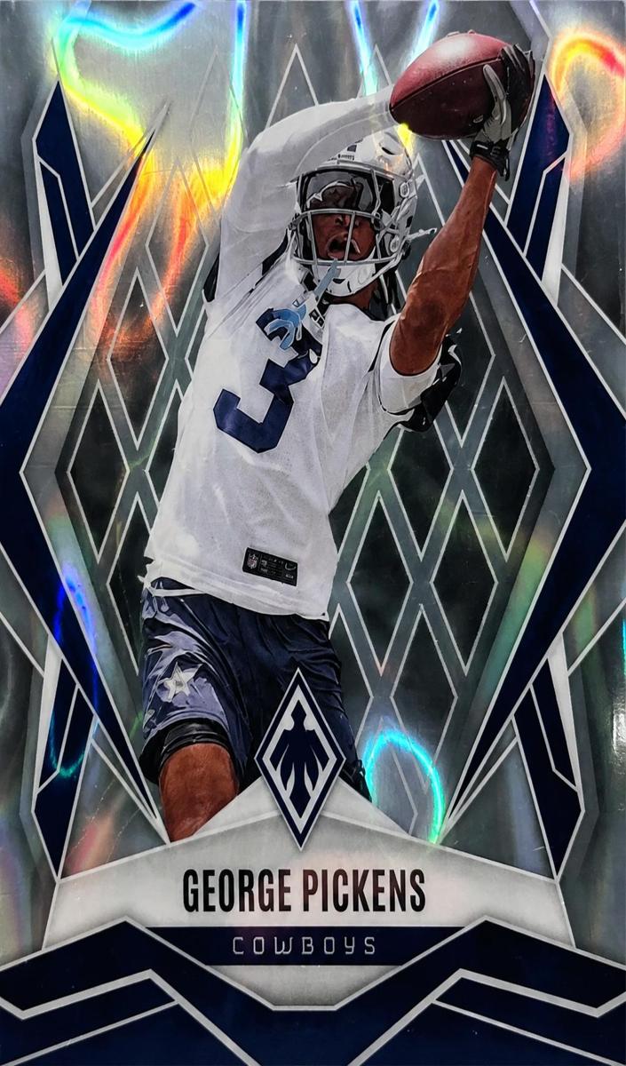 2025 Panini Phoenix Football Silver Seismic George Pickens #2
