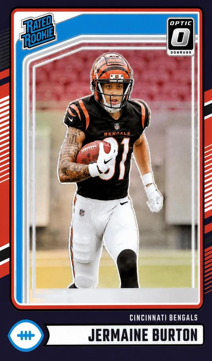 2024 Panini Donruss Football Purple Jermaine Burton #368