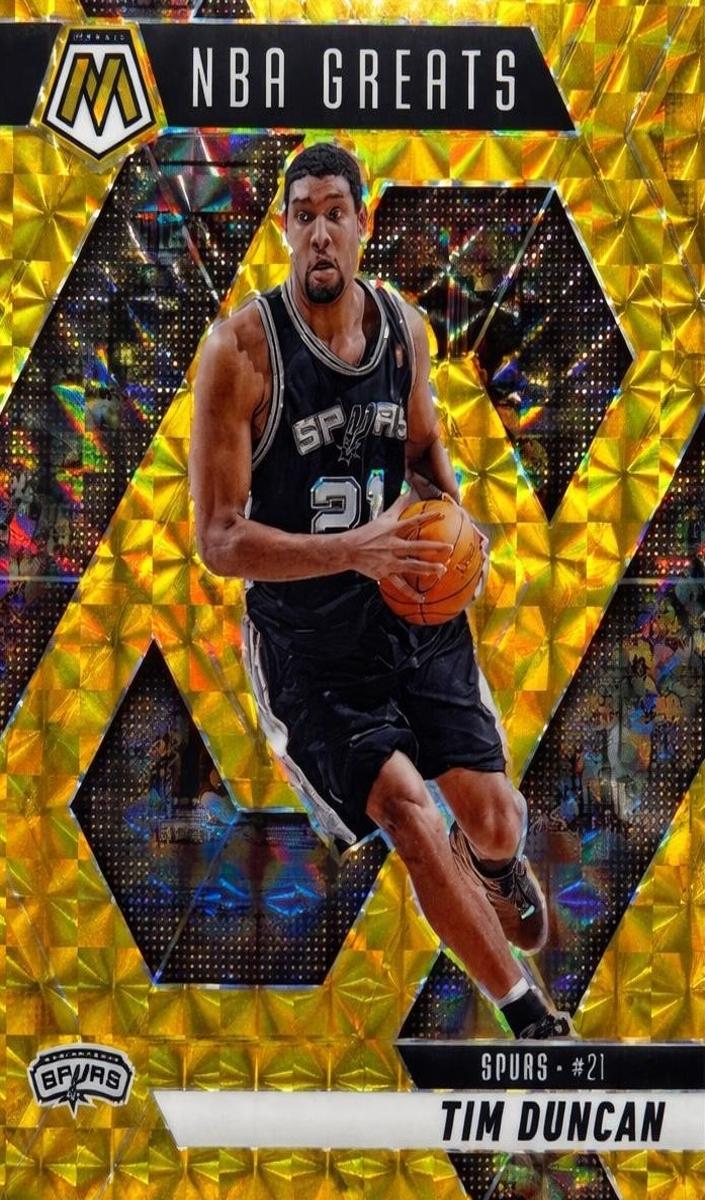 2024 Panini Mosaic Basketball Gold Tim Duncan #291