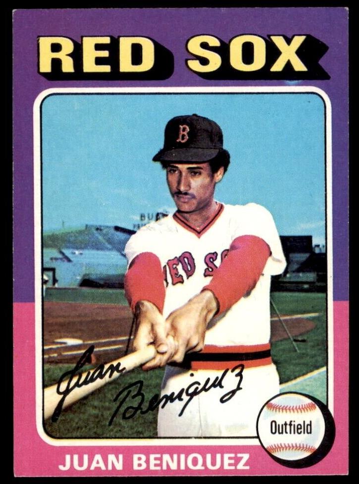 1975 Topps Mini Baseball Juan Beniquez #601