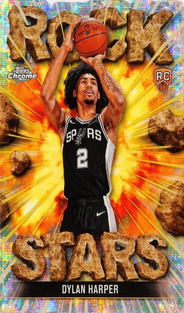 2025 Topps Chrome Basketball Dylan Harper #RS-17 PSA 9