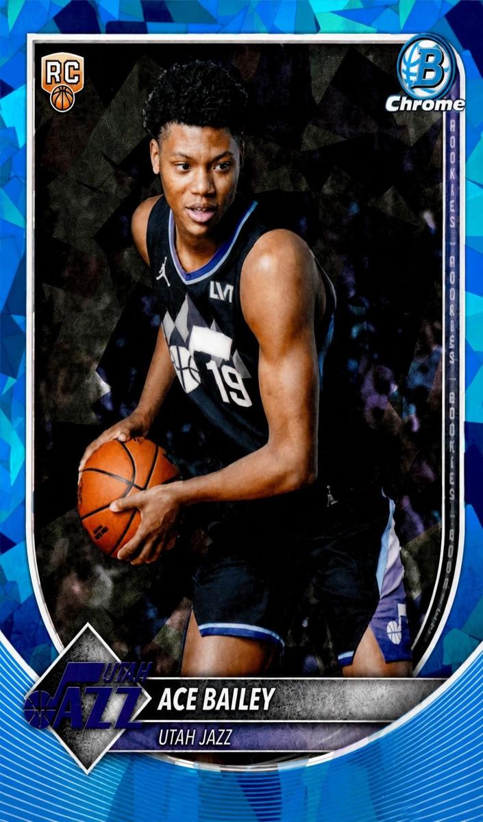 2025 Bowman Chrome Sapphire Basketball Ace Bailey #BCV-5