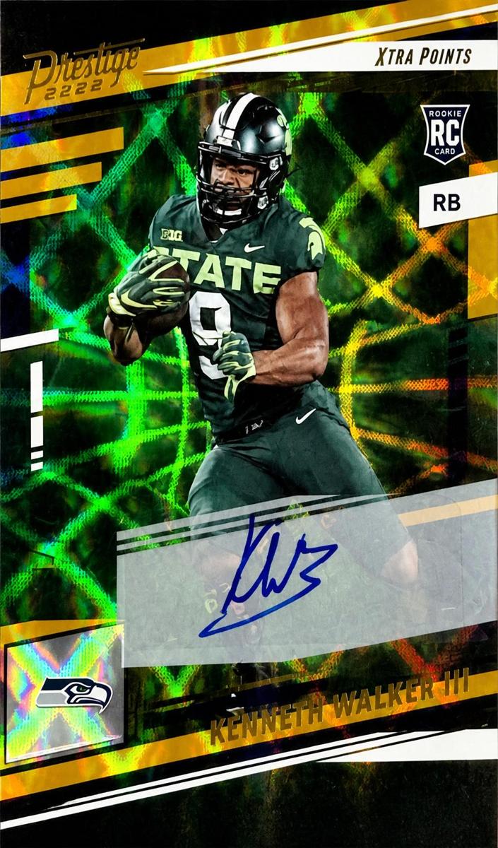 2022 Panini Prestige Football Xtra Points Premium Kenneth Walker III #314 PSA 10