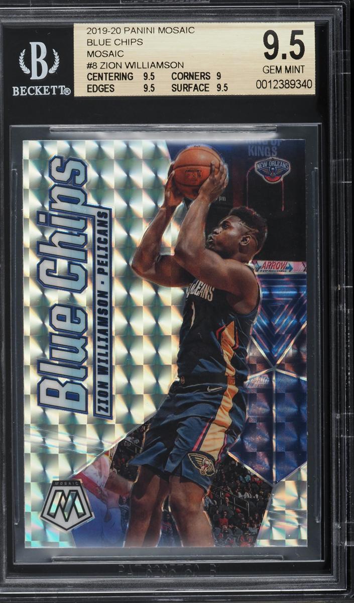 2019 Panini Mosaic Basketball Mosaic Zion Williamson #8 PSA 10