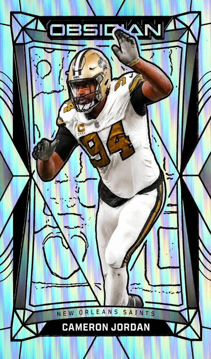 2024 Panini Obsidian Football Silver Cameron Jordan #142
