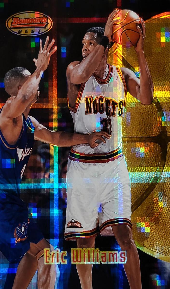 1997 Bowman's Best Basketball Atomic Refractor Eric Williams #30