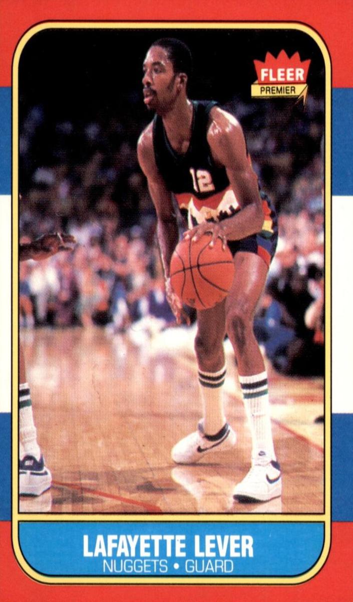 1986 Fleer Basketball Lafayette Lever #63 PSA 10