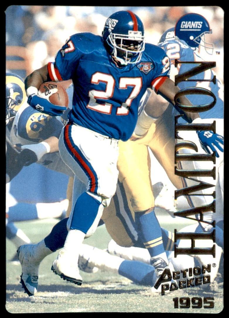 1995 Action Packed Football Rodney Hampton #25