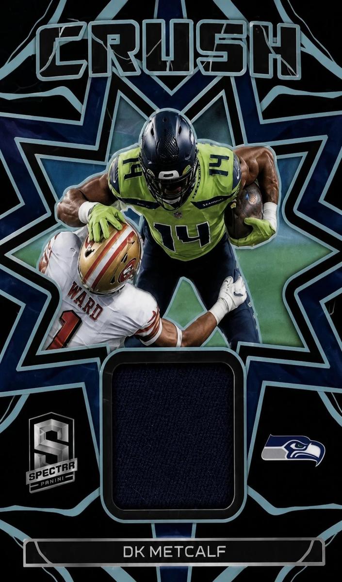 2023 Panini Spectra Football DK Metcalf #CRU-DME