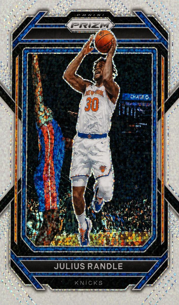 2022 Panini Prizm Basketball White Sparkle Julius Randle #7