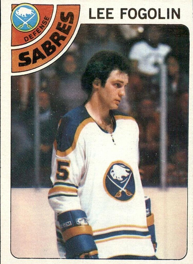 1978 Topps Hockey Lee Fogolin #27 PSA 7
