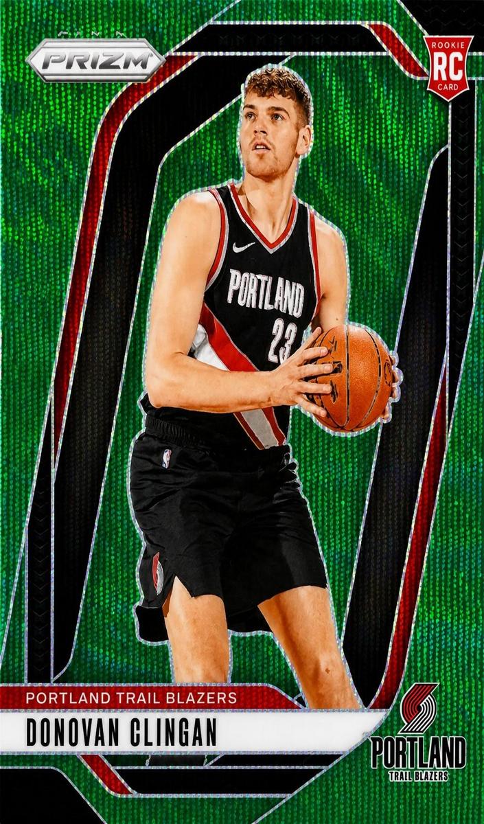 2024 Panini Prizm Basketball Green Wave Donovan Clingan #221