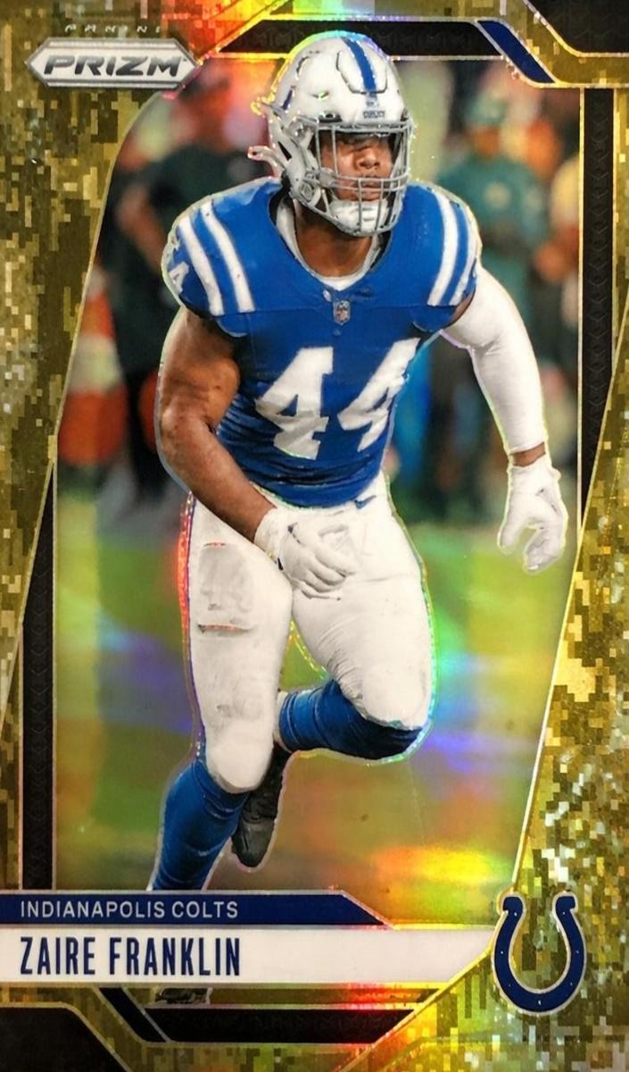 2024 Panini Prizm Football Forest Camo Zaire Franklin #124