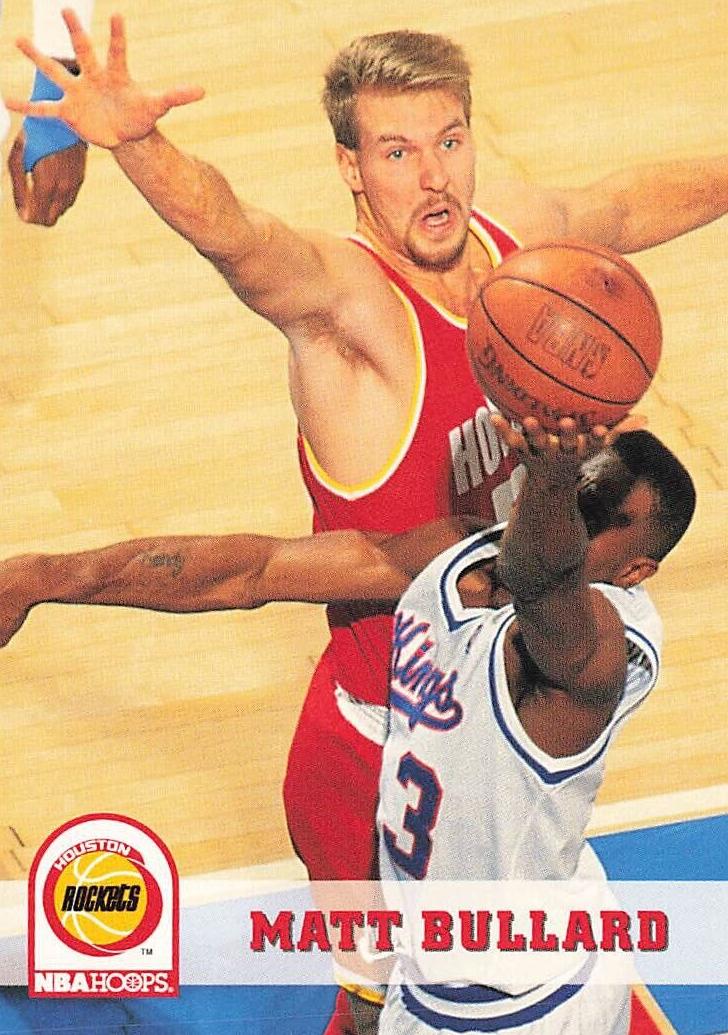 1993 Hoops Basketball Matt Bullard #77 PSA 9