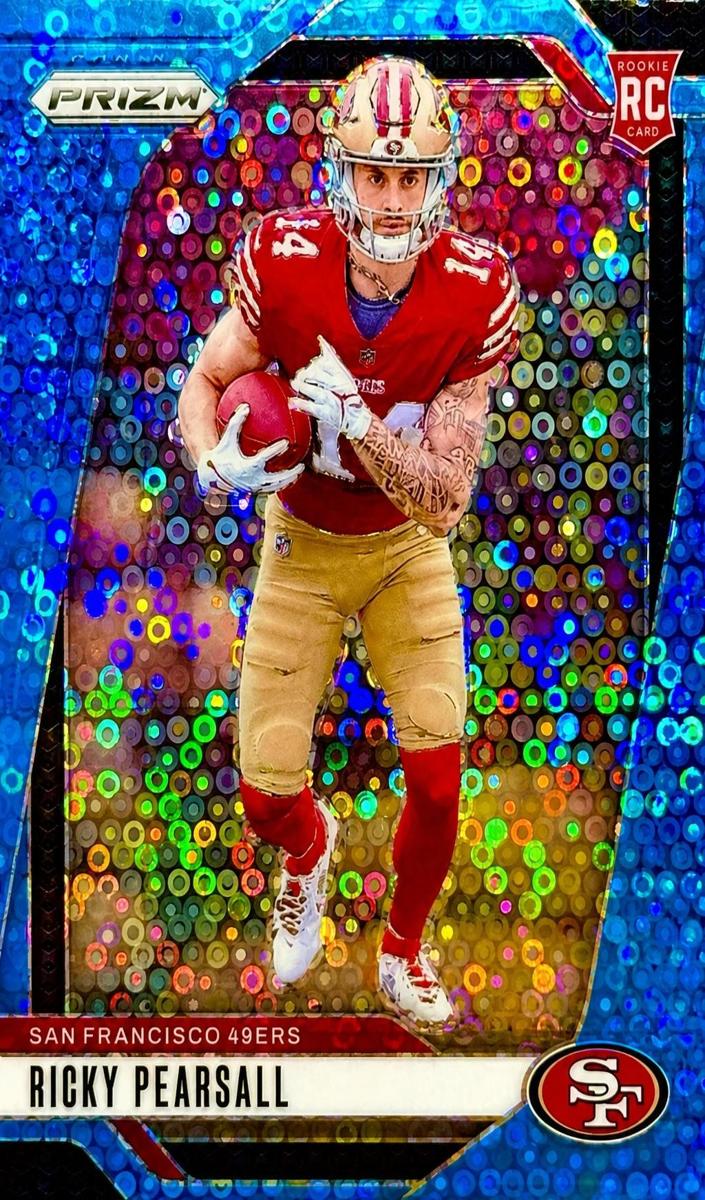 2024 Panini Prizm Football No Huddle Blue Ricky Pearsall #383