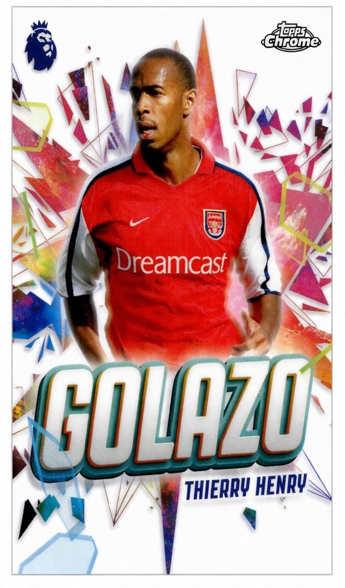 2026 Topps Chrome Premier League Soccer Thierry Henry #GZ-14