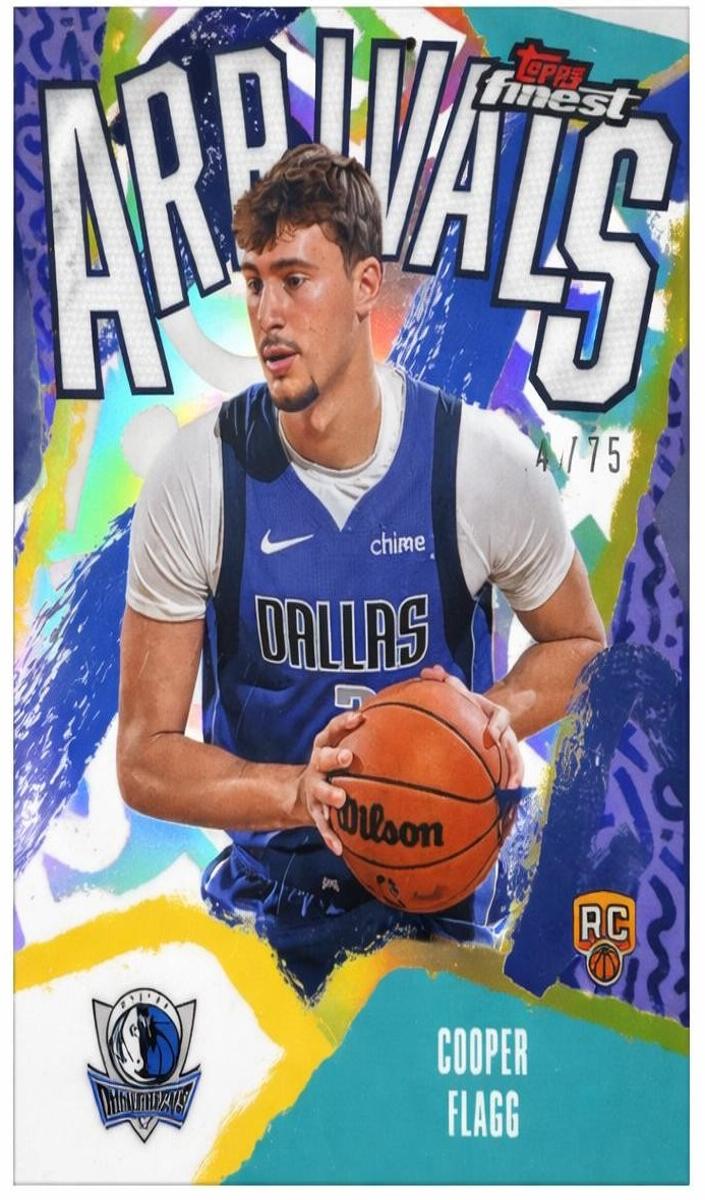 2025 Topps Finest Basketball Die-Cut Refractor Cooper Flagg #A-1