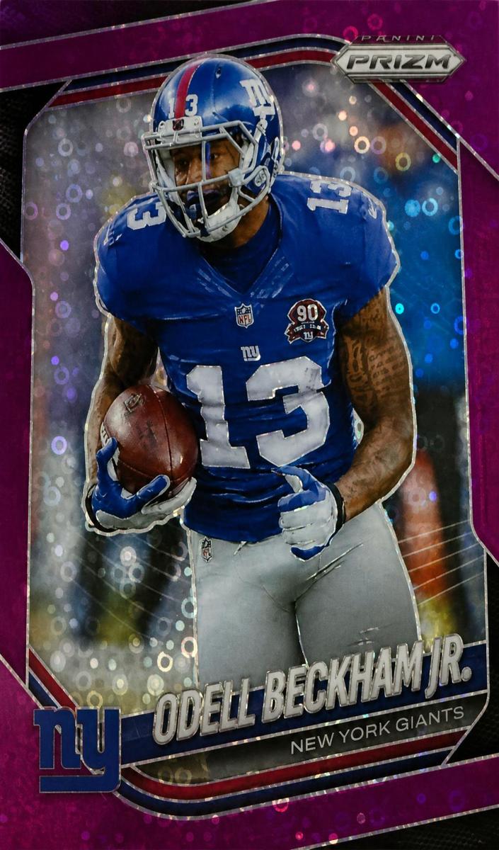 2025 Panini Prizm Football No Huddle Purple Odell Beckham Jr. #285