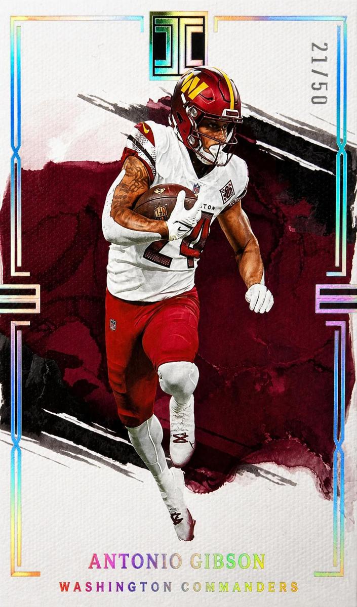2023 Panini Impeccable Football Silver Antonio Gibson #82 PSA 8.5