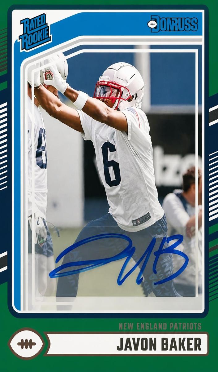 2024 Panini Donruss Football Press Proof Green Javon Baker #353