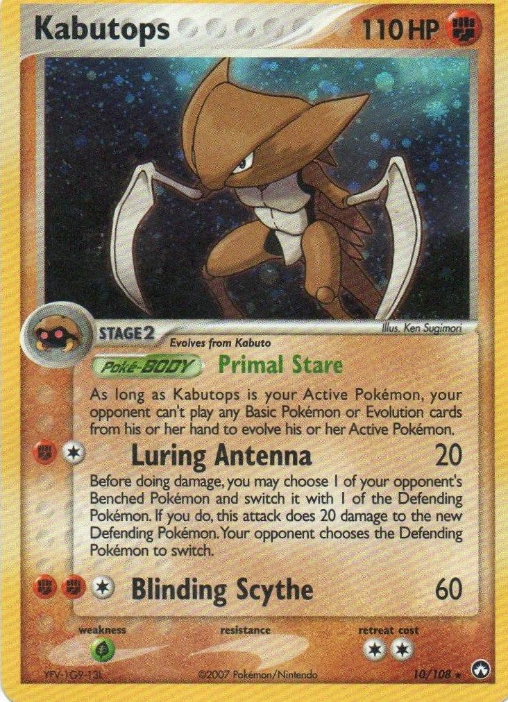 2007 Pokemon EX Power Keepers Kabutops #10