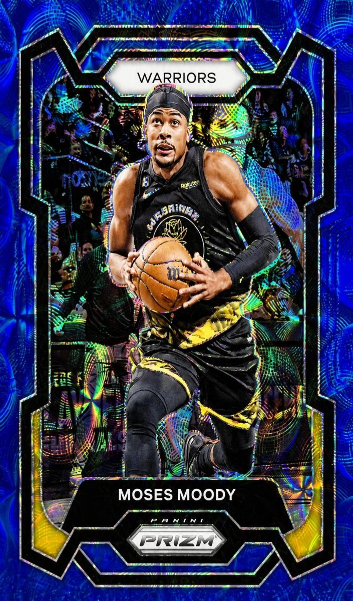 2023 Panini Prizm Basketball Choice Blue Moses Moody #228
