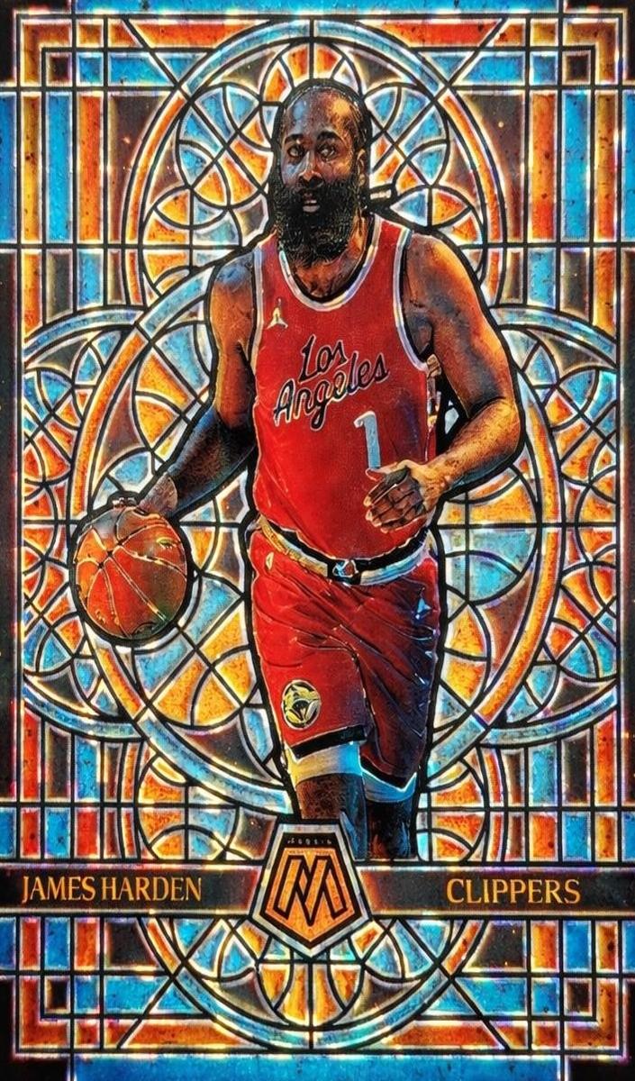 2024 Panini Mosaic Basketball James Harden #8 PSA 9