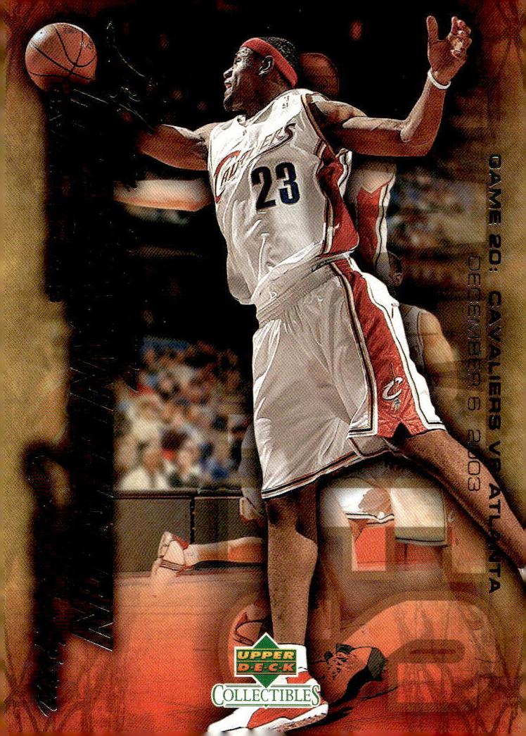 2004 Upper Deck Collectibles Lebron James Freshman Season Basketball LeBron James #21