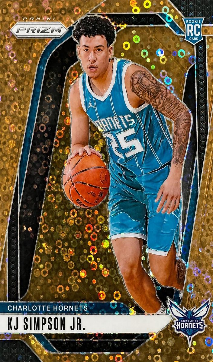 2024 Panini Prizm Basketball Fast Break Bronze KJ Simpson Jr. #247