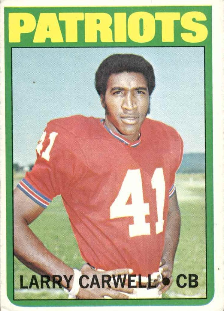 1972 Topps Football Larry Carwell #299 PSA 8