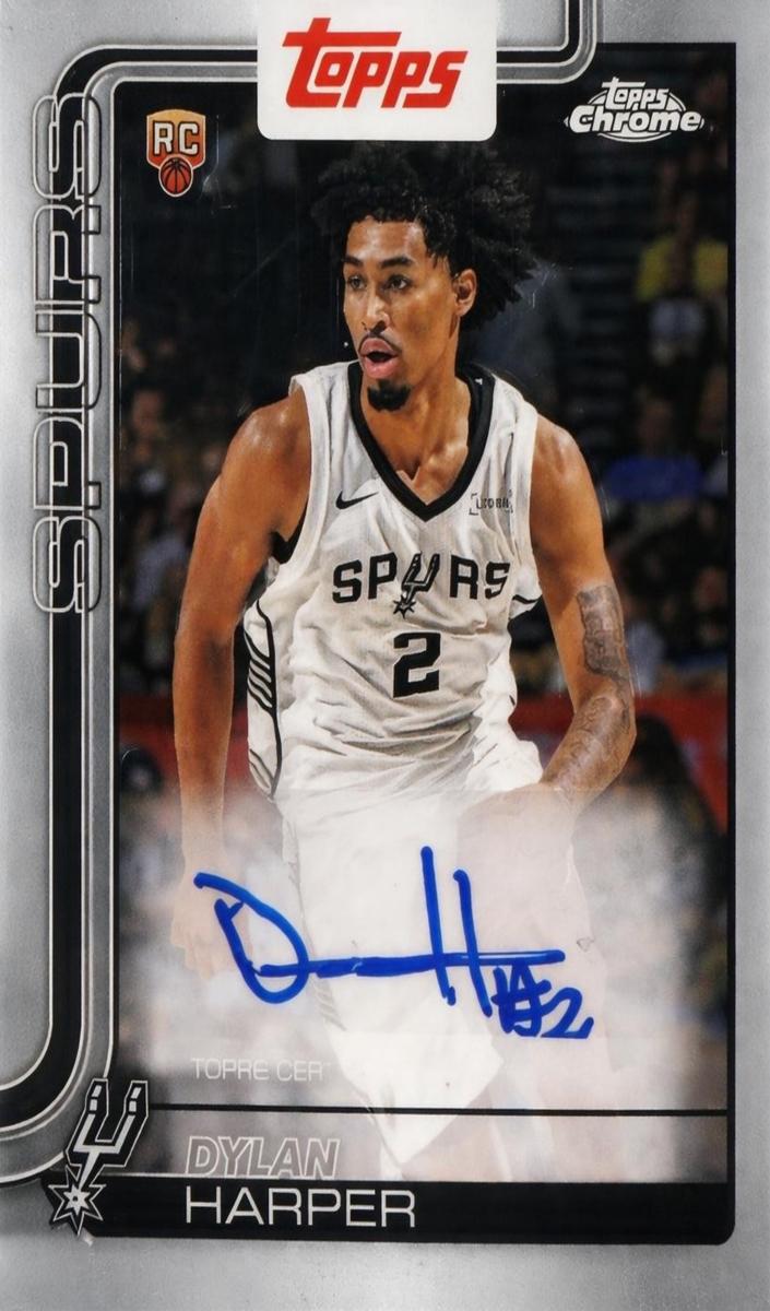 2025 Topps Chrome Basketball Dylan Harper #TCAR-DH PSA 10