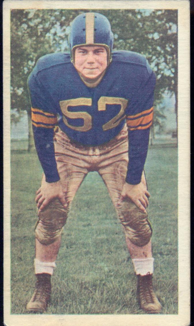 1954 Blue Ribbon Tea CFL Football Winty Young #17