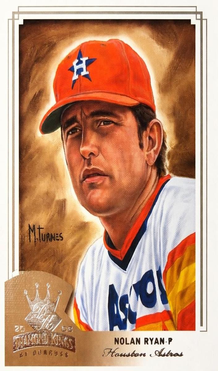 2003 Donruss Diamond Kings Baseball Nolan Ryan #173 PSA 10