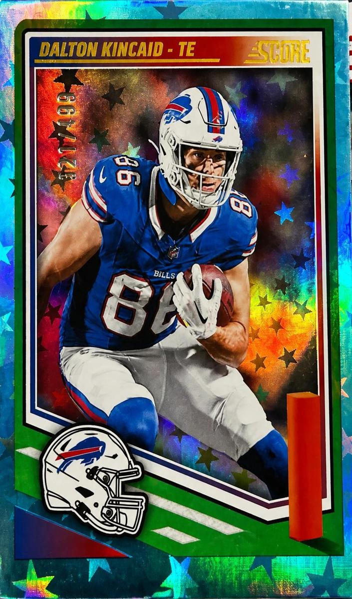 2025 Panini Score Football Stars Dalton Kincaid #22
