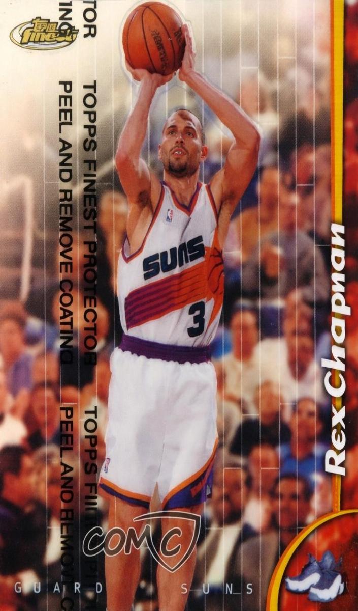 1998 Topps Finest Basketball Refractor Rex Chapman #100