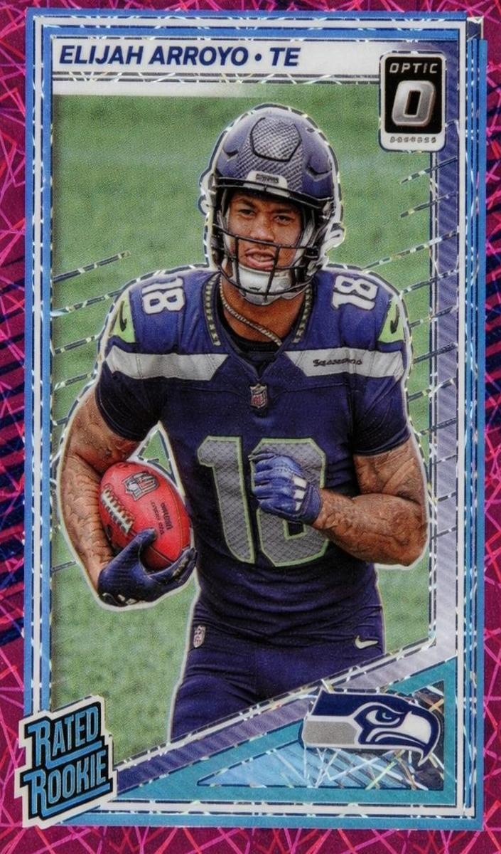 2025 Donruss Optic Football Pink Velocity Elijah Arroyo #214