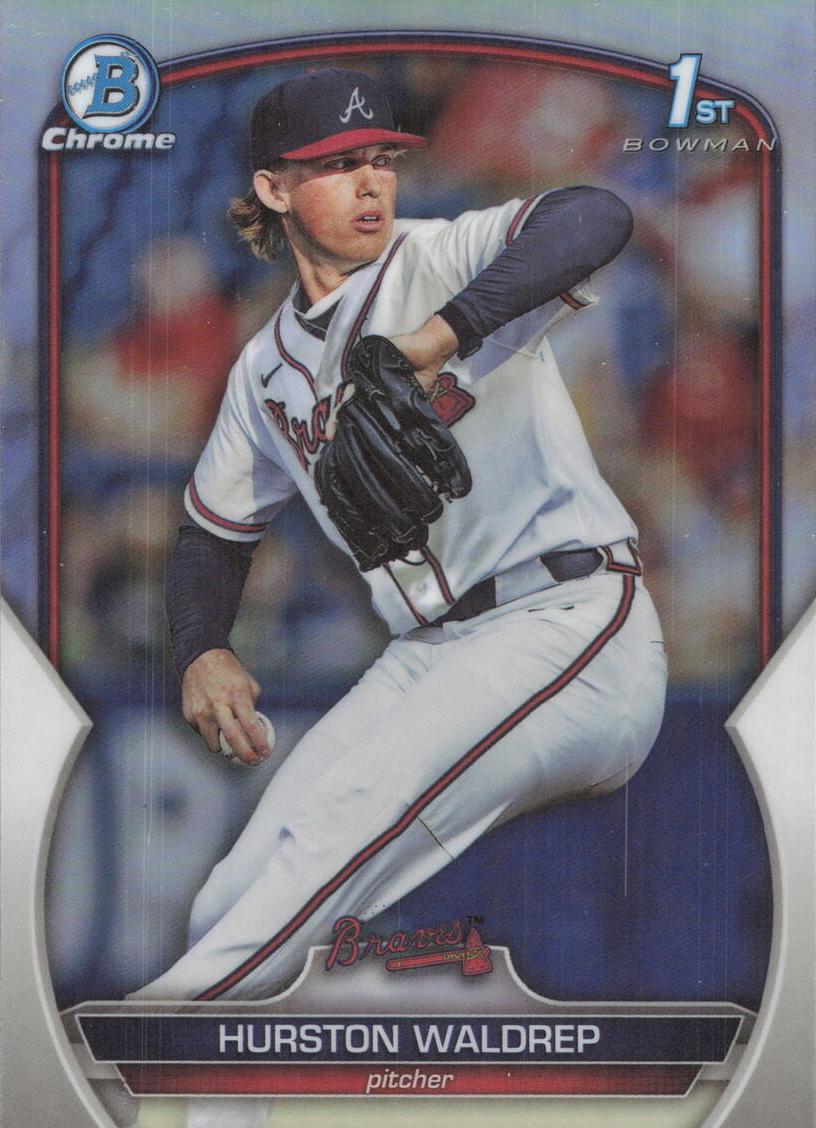 2023 Bowman Draft Chrome Baseball Refractor Hurston Waldrep #BDC-114