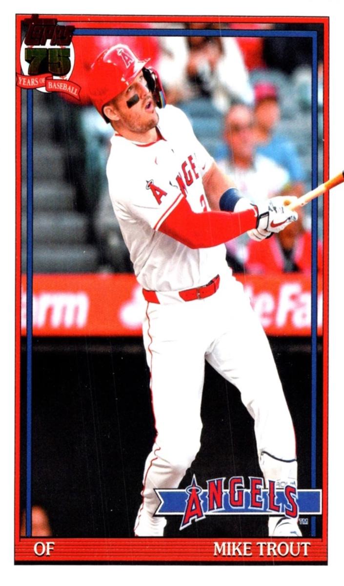 2026 Topps Baseball Mike Trout #T91-1