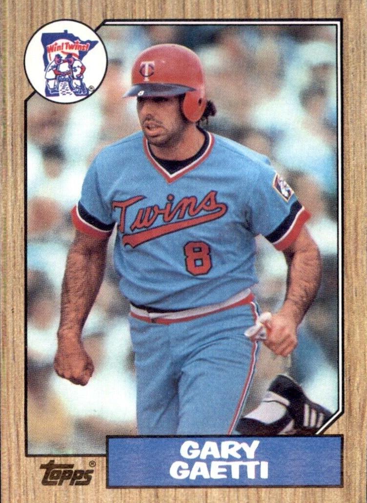 1987 Topps Baseball Gary Gaetti #710 PSA 9