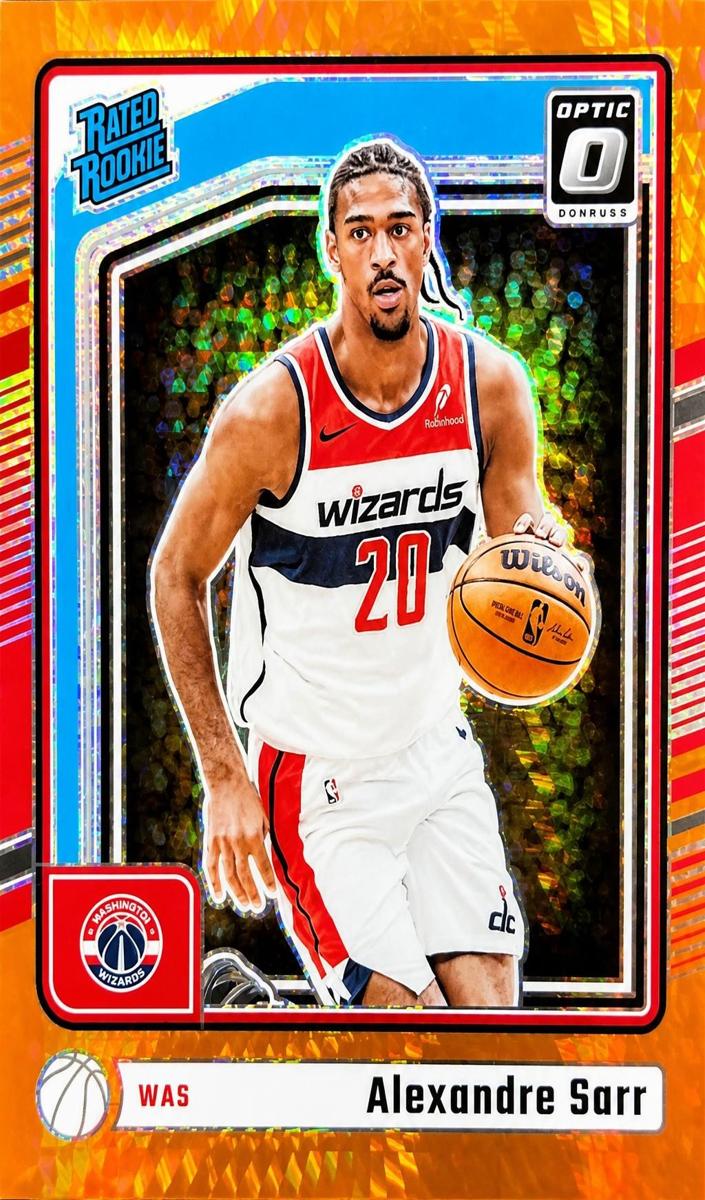 2024 Donruss Optic Basketball Hyper Orange Alexandre Sarr #276