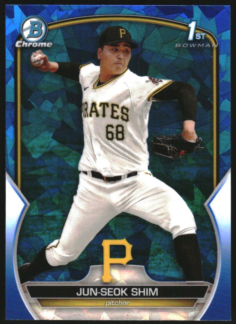 2023 Bowman Chrome Sapphire Baseball Jun-Seok Shim #BCP-153 SGC 10