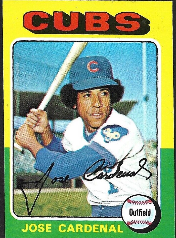 1975 Topps Baseball Jose Cardenal #15