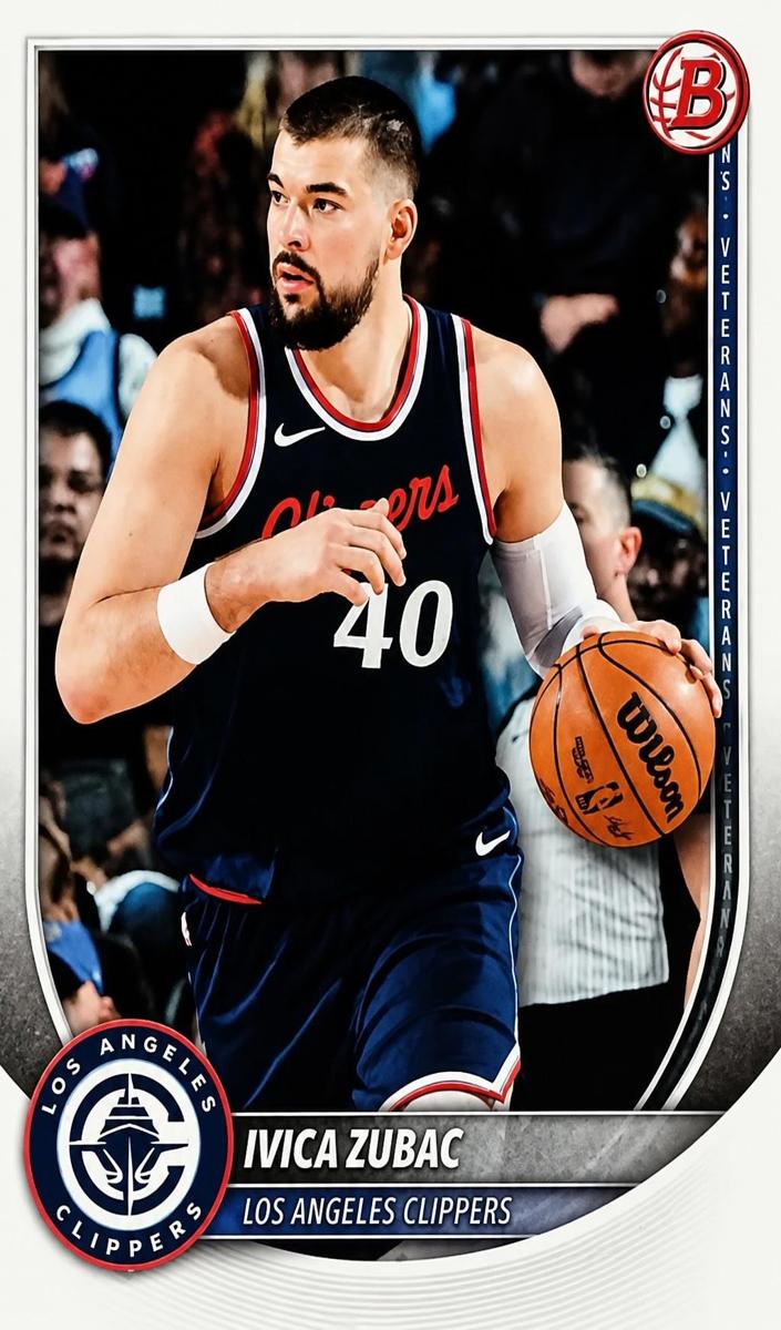 2025 Bowman Basketball Ivica Zubac #120