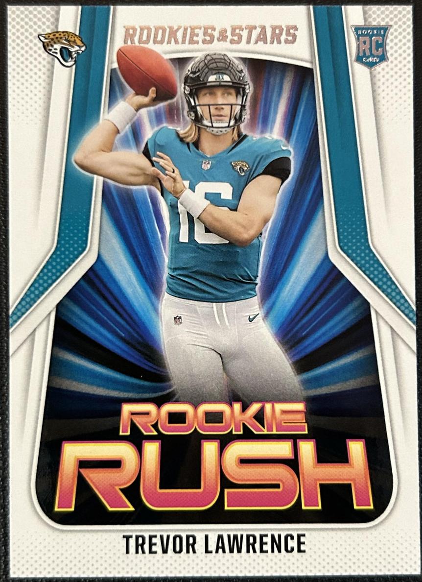 2021 Panini Rookies and Stars Football Trevor Lawrence #RR-1 PSA 10