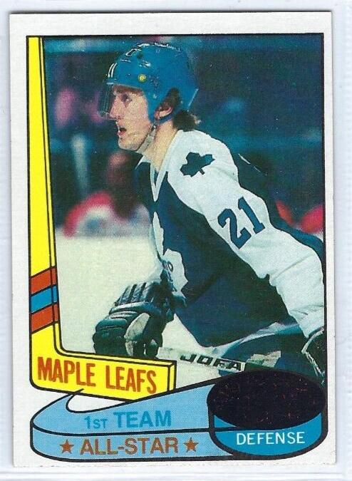 1980 Topps Hockey All-Star Borje Salming #85 PSA 8